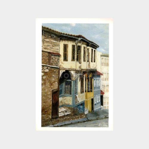 Bursa Setbaşı Tarihi Ev Konulu Tebrik Kartı