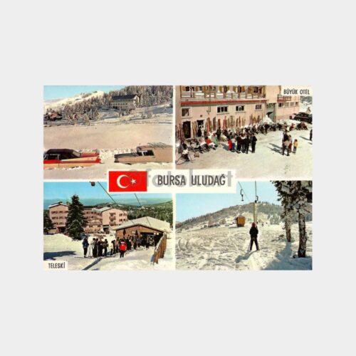 Bursa Uludağ 4 Görünüş Kartpostal