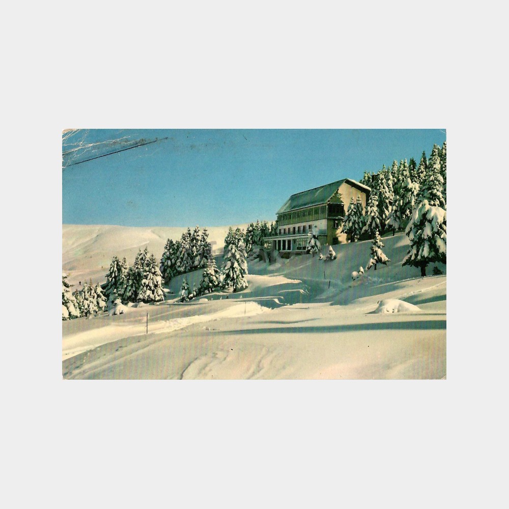 1964 Bursa Uludağ Kayak Evi - Doğan Kardeş Kartpostal