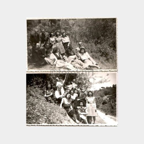 1947 Büyükdere Aile Grup 4 Adet Fotoğraf