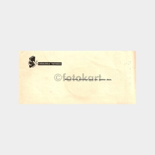 1960 Cağaloğlu Yayınevi Broşürü
