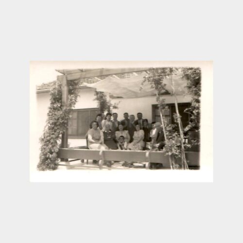 Çardakta Aile Görünüş Fotoğraf