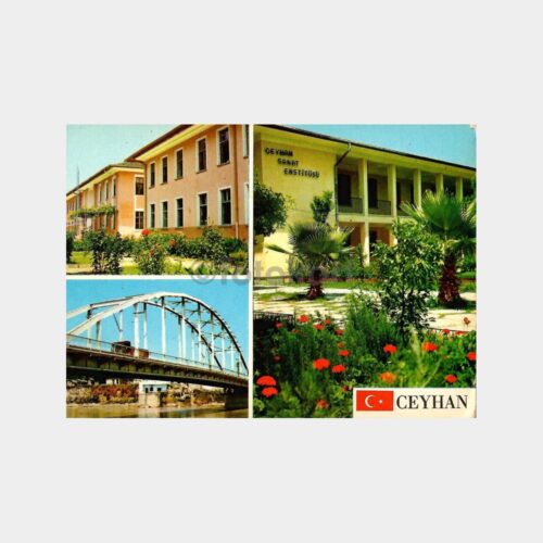 Ceyhan Enstitüleri ve Köprü Kartpostal