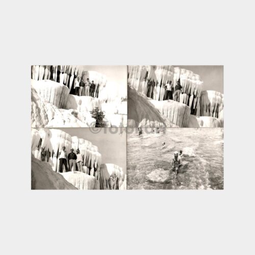 1965 Denizli Pamukkale 8 Adet Fotoğraf