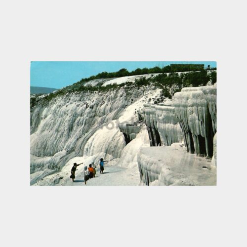 1960 Denizli Pamukkale Traverten Kartpostal