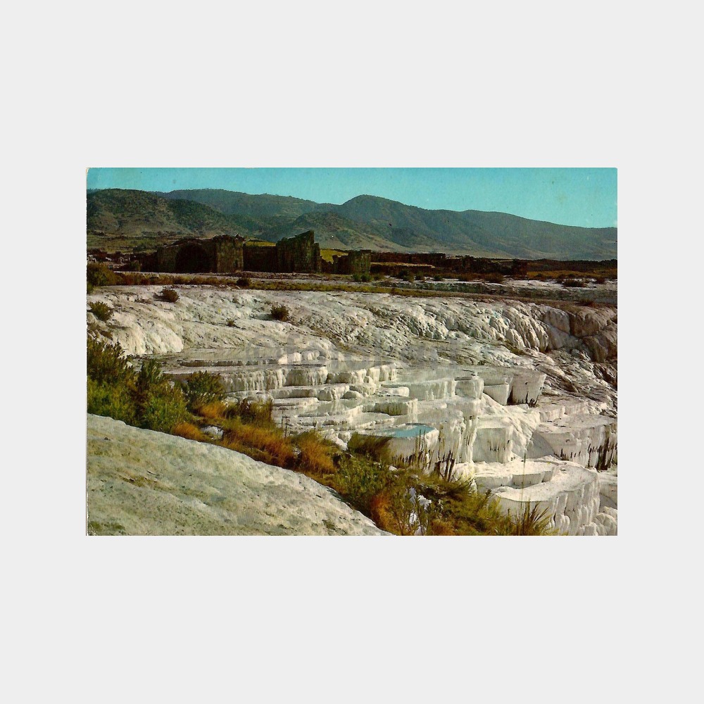 Denizli Pamukkale Travertenler Kartpostal