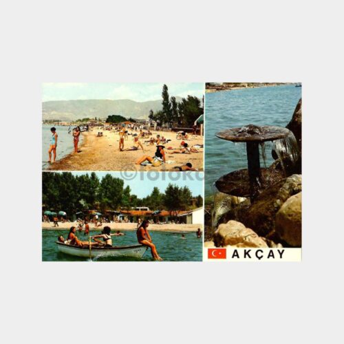 Edremit Akçay 3 Değişik Görünüş Kartpostal