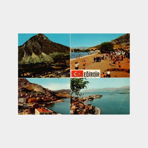 Eğirdir Sivri Dağ Plaj ve 2 Görünüş Kartpostal