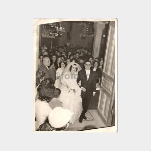1961 Ermeni Düğün Töreni Gelin Damat Konulu Fotoğraf