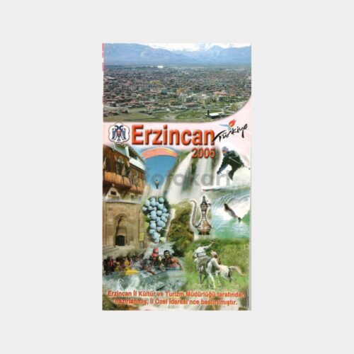 2006 Erzincan Haritalı Turistik Broşür