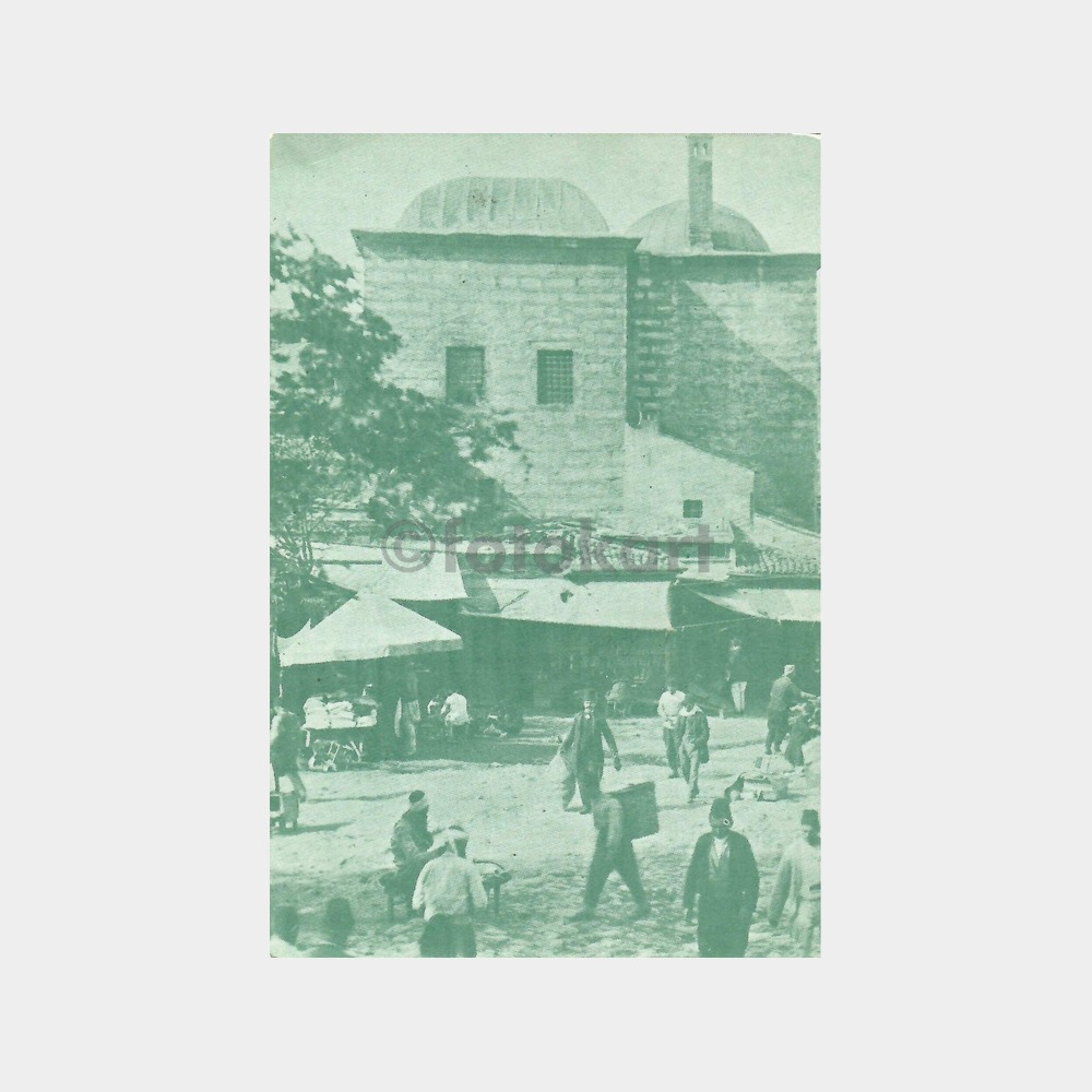 Eski İstanbul Eminönü Meydanı Reprodüksiyon Kartpostal