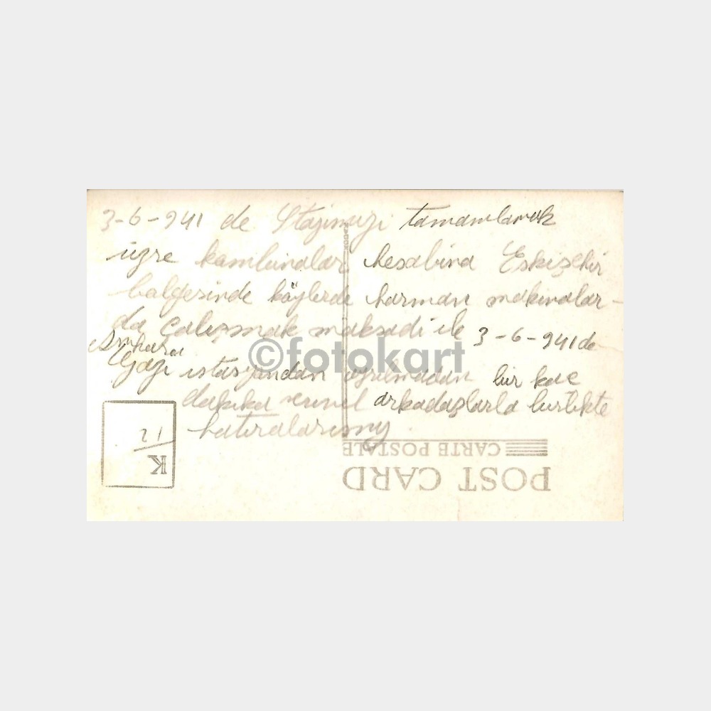 1941 Eskişehir Ziraat Stajı Konulu Fotoğraf - Görsel 2