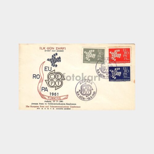 1961 Europa CEPT İlk Gün Zarfı - FDC