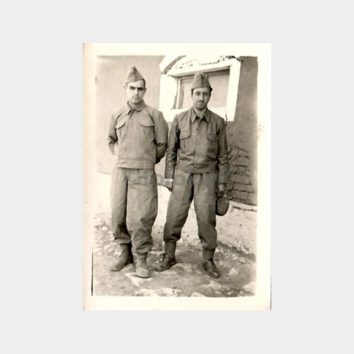 1949 Gelibolu Askerler 2 Adet Fotoğraf