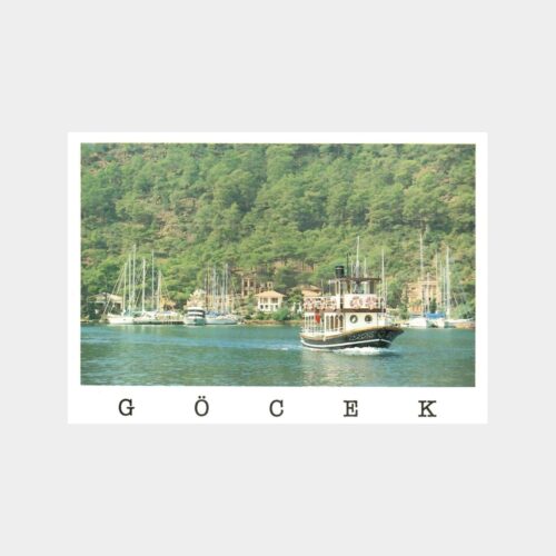 Göcek Gezi Teknesi Kartpostal