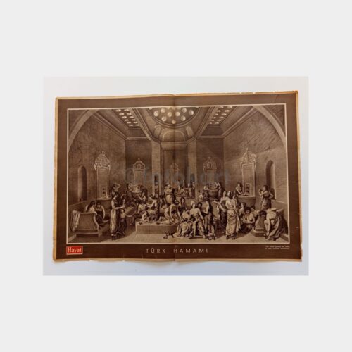Hayat Dergisi - Orta Sayfası Poster, No. 45 Türk Hamamı