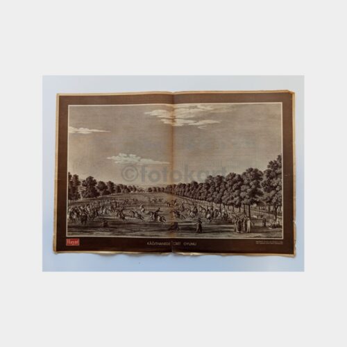 Hayat Dergisi - Orta Sayfası Poster, No. 46 Kağıthane'de Cirit Oyunu