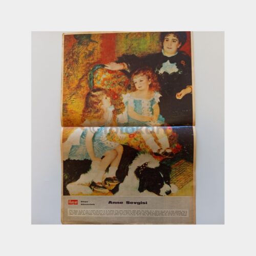 Hayat Dergisi - Orta Sayfası Poster, No. 22 Renoir - Anne Sevgisi Tablosu