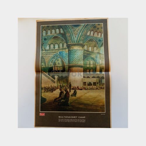 Hayat Dergisi - Orta Sayfası Poster, No. 36 Sultanahmet Camii