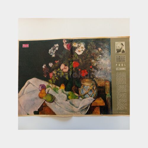 Hayat Dergisi - Orta Sayfası Poster, No. 25 Paul Cezanne - Natürmort Tablo