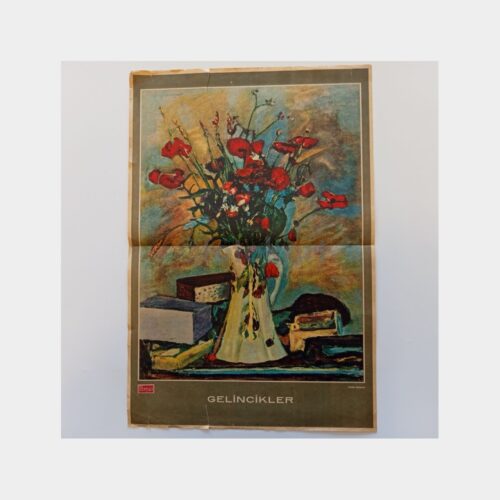Hayat Dergisi - Orta Sayfası Poster, No. 75 Gelincikler Tablo