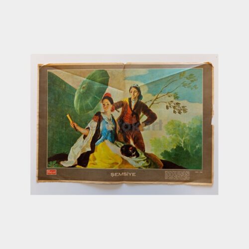 Hayat Dergisi - Orta Sayfası Poster, No. 57 Şemsiye Tablo
