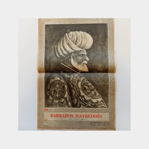 Hayat Dergisi - Orta Sayfası Poster, No. 95 Barbaros Hayreddin