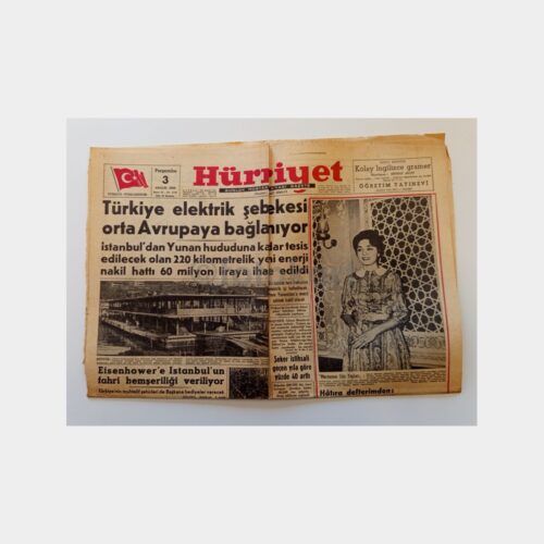 Hürriyet Gazetesi, Elektrik Şebekesi 3 Aralık 1959