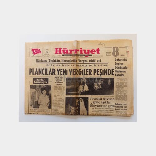 Hürriyet Gazetesi, Emlak Vergisi 10 Eylül 1963
