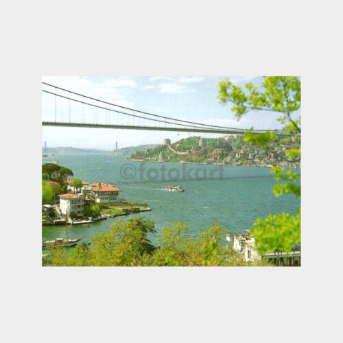 İstanbul Boğaziçi Görünüş Kartpostal