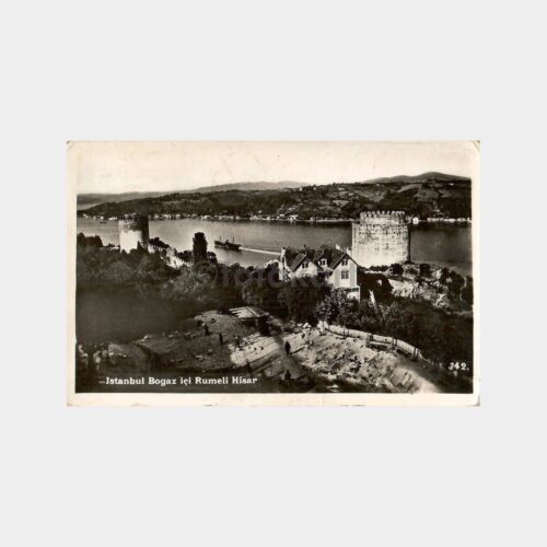İstanbul Boğaziçi Rumelihisarı Görünüş Kartpostal