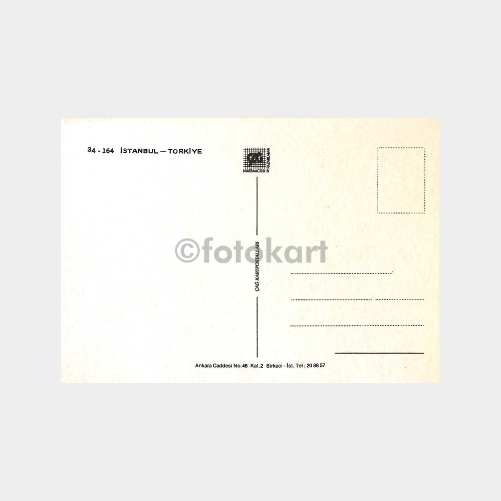 İstanbul Boğaziçi Vapurlar Kartpostal - Görsel 2