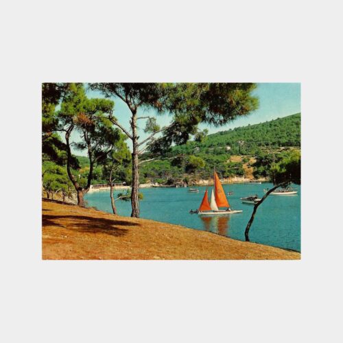 İstanbul Büyükada Yörükali Yelkenli Kartpostal