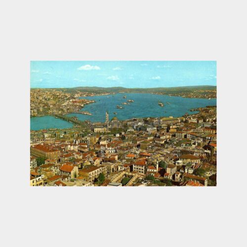 İstanbul Eminönü Havadan Görünüş Kartpostal