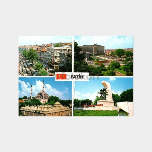 İstanbul Fatih 4 Görünüm Kartpostal