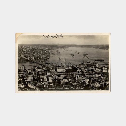 İstanbul Haliç Galata Köprüsü Kartpostal
