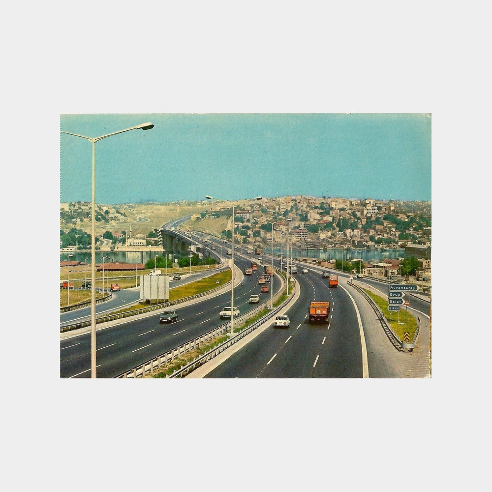 İstanbul Haliç Köprüsü Kartpostal