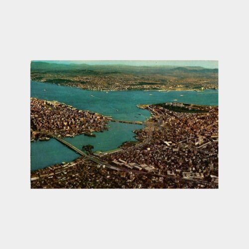1987 İstanbul Havadan Görünüş Kartpostal