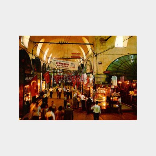İstanbul Kapalı Çarşı İçi Kartpostal