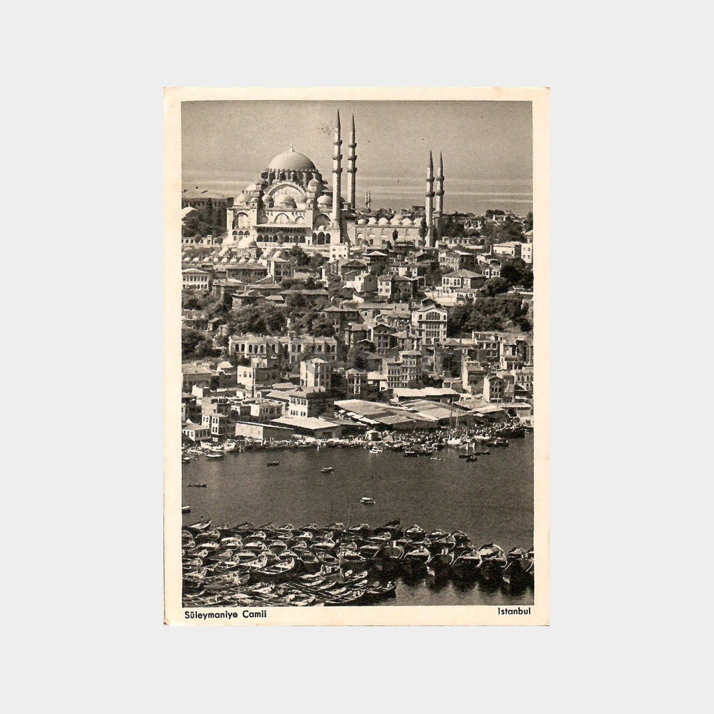 İstanbul Süleymaniye Camii Kartpostal