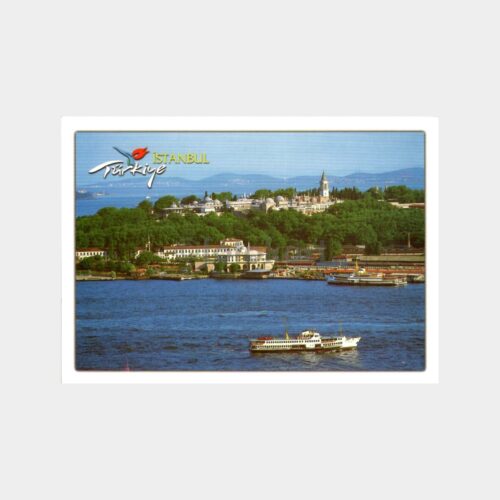 İstanbul Topkapı Sarayı ve Marmara Kartpostal