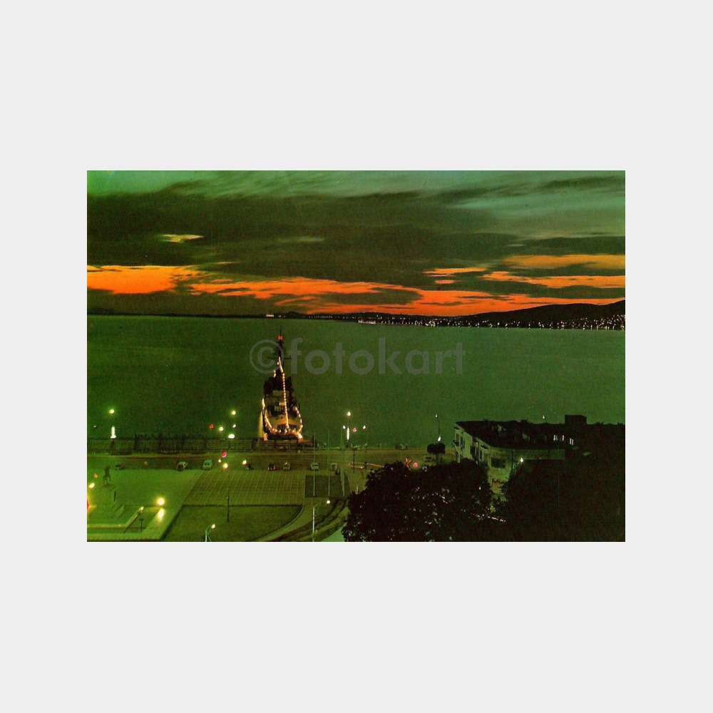 İzmir Atatürk Heykeli ve Cumhuriyet Meydanı Kartpostal