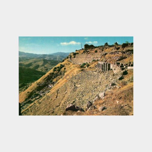 İzmir Bergama Tiyatro Harabeleri Kartpostal