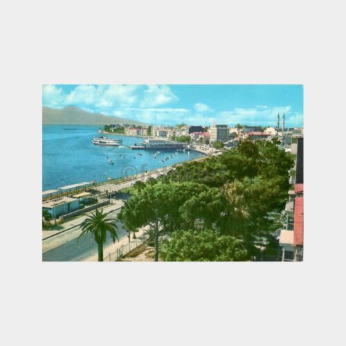 1967 İzmir Karşıyaka İskelesi Kartpostal