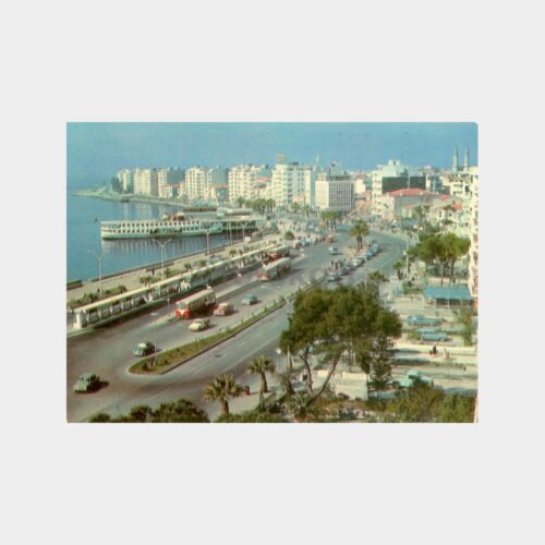 İzmir Karşıyaka Vapuru Kartpostal