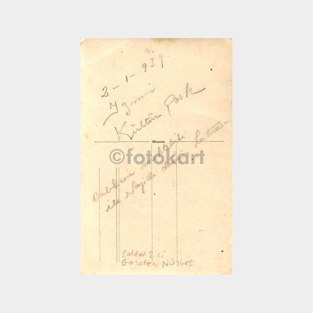 1939 İzmir Kültürpark Balıkesirli Grup Fotoğraf - Görsel 2