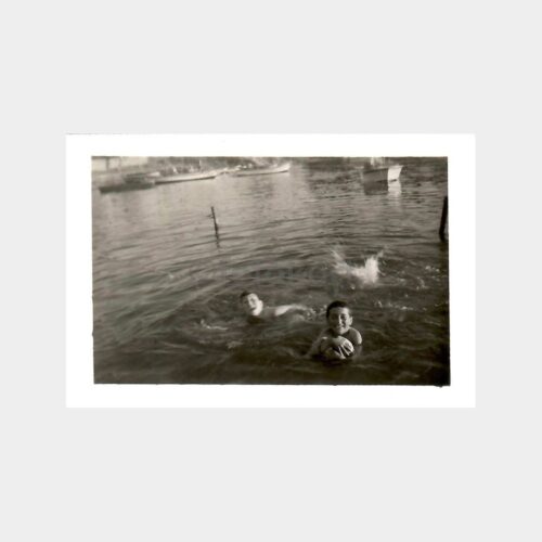 1960 Kalamış Denizde Çocuklar Fotoğraf