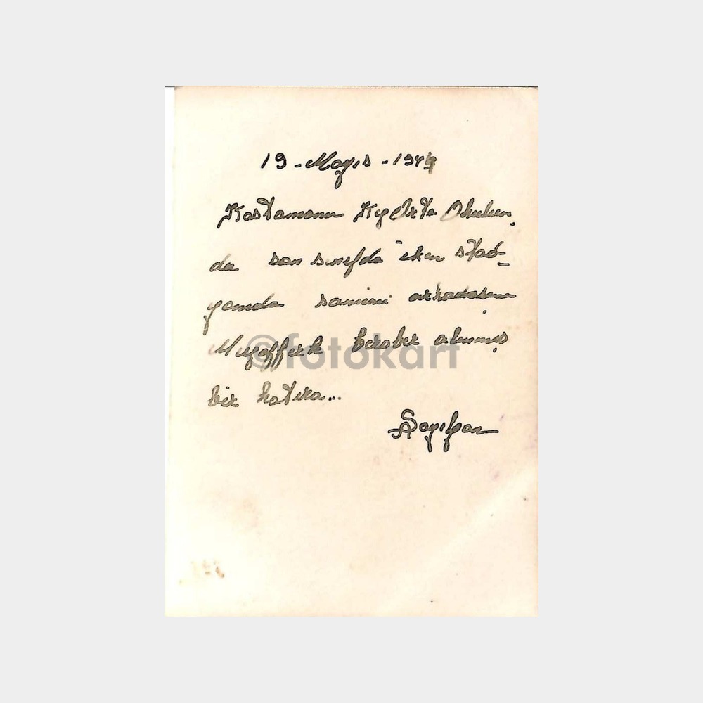 1944 Kastamonu Kız Lisesi 3 Adet Fotoğraf - Görsel 2