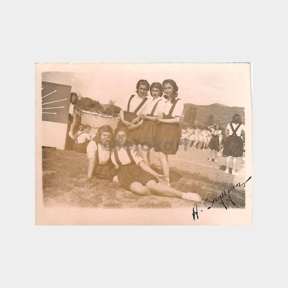 1944 Kastamonu Kız Lisesi 3 Adet Fotoğraf - Görsel 3
