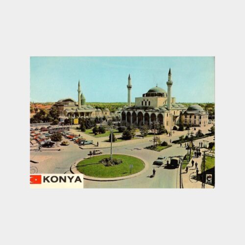Konya Sultan Selim Camii ve Mevlana Kartpostal